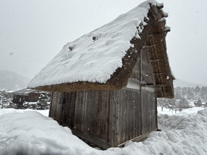 雪の積もった住宅