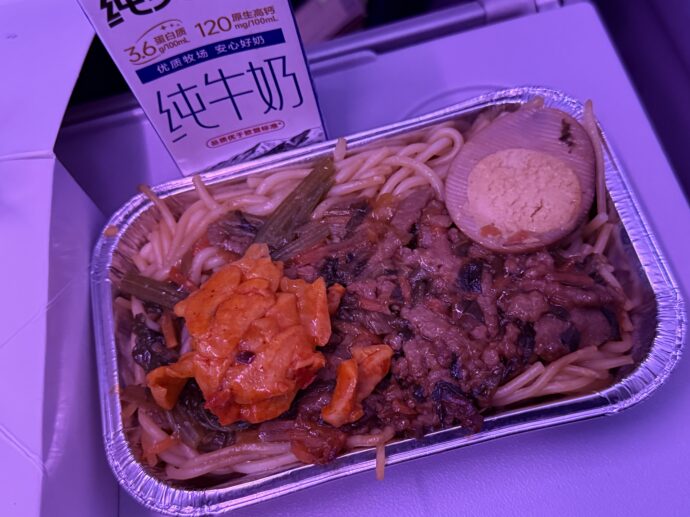 吉祥航空の機内食