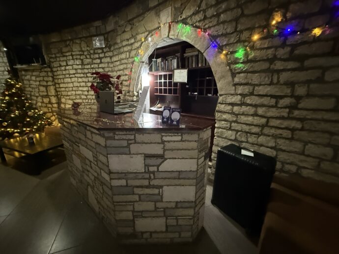 ホテルのフロント