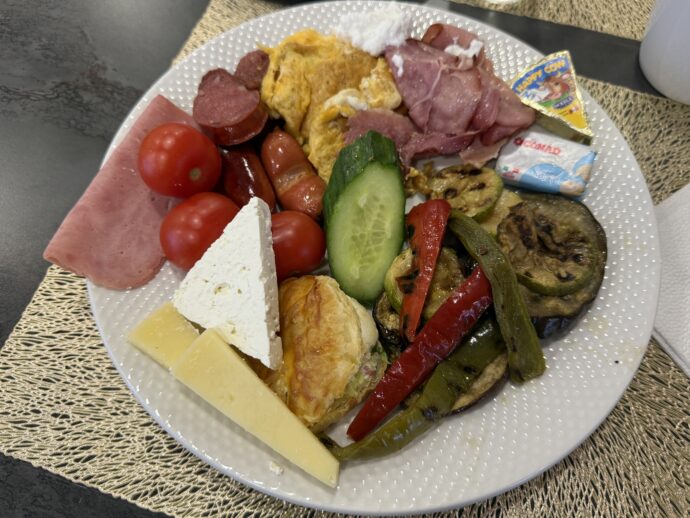 ホテルの無料朝食