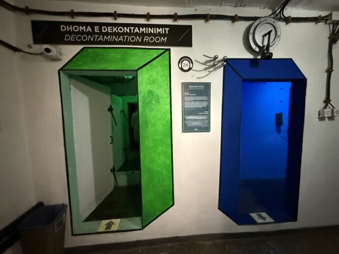 緑と青のアート