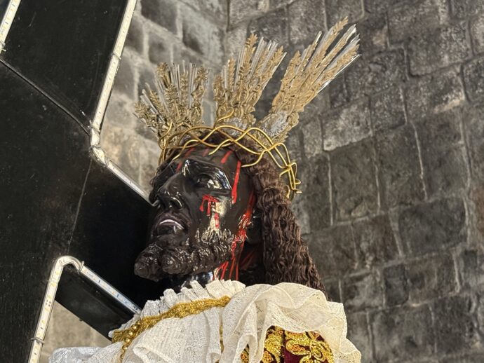 ブラックナザレの頭部