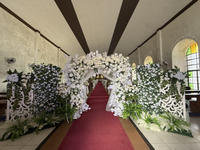 結婚式用の装花