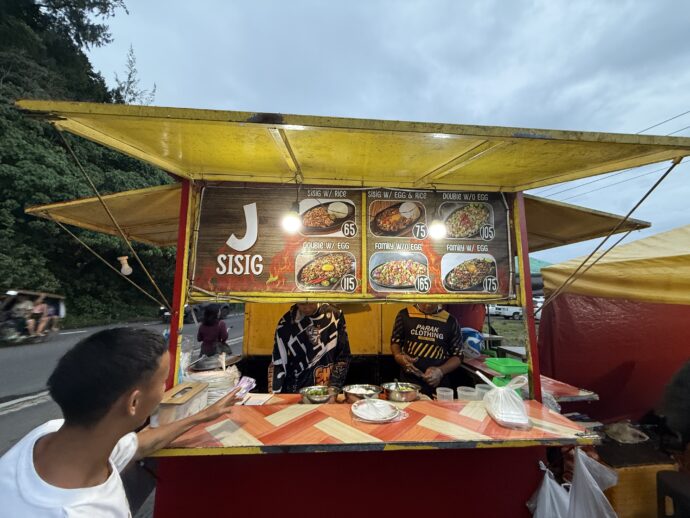 SISIG専門の屋台