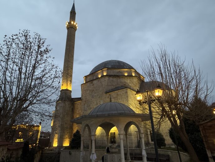 モスクのライトアップ