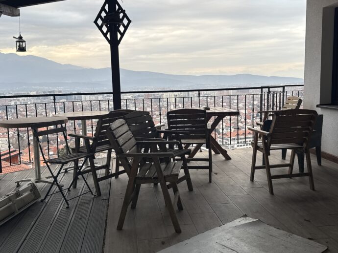 カフェのテーブル