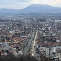 プリズレン城塞からの眺望