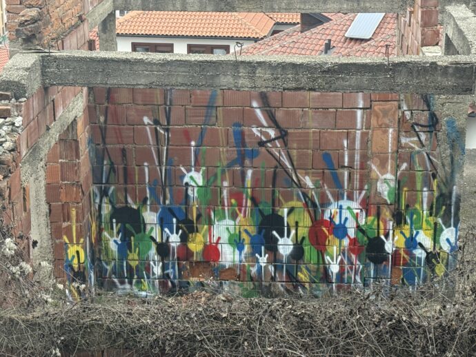 ペイントされた家