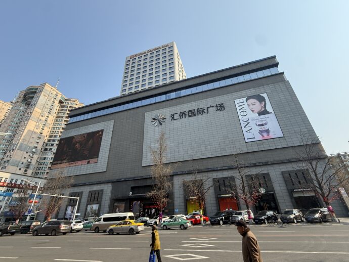 丹東のショッピングモール