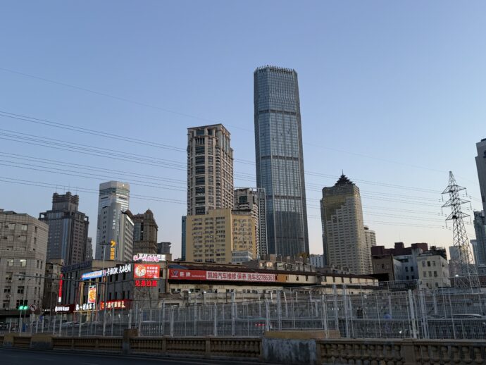 大連の高層ビル