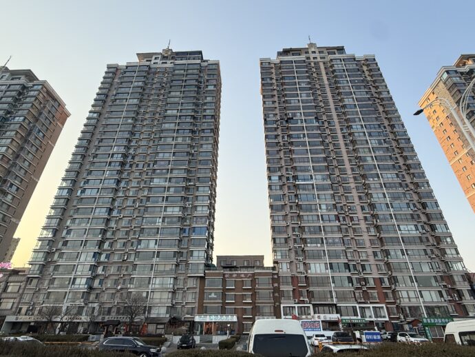 錦江街の高層ビル