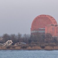 北朝鮮側の建物