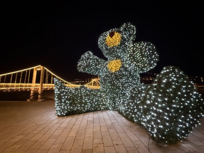 テディベアの電飾