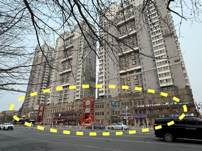 安東老街の建物