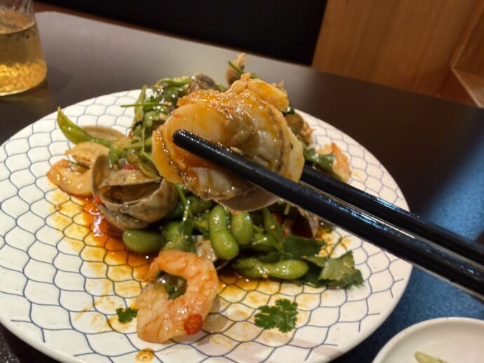 麻辣小海鲜のホタテ