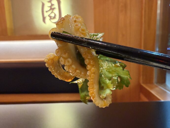 麻辣小海鲜のイカ