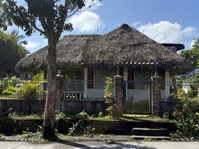 住宅の屋根が南国仕様