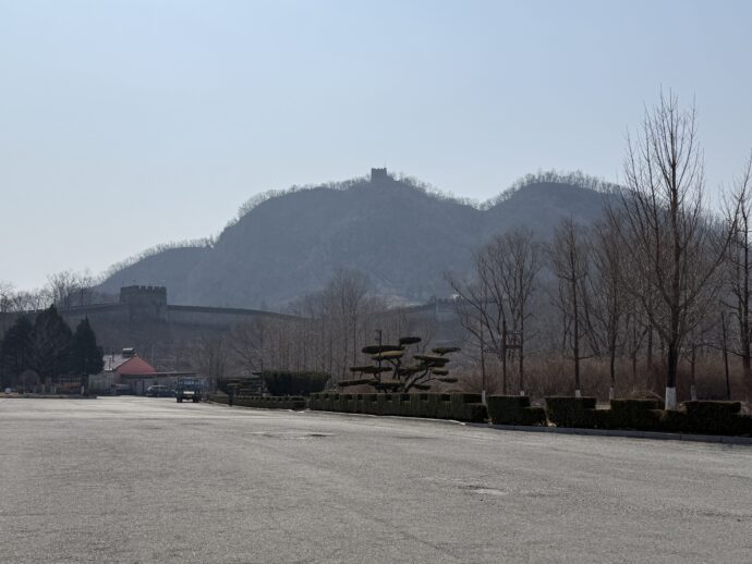 虎山長城の広場