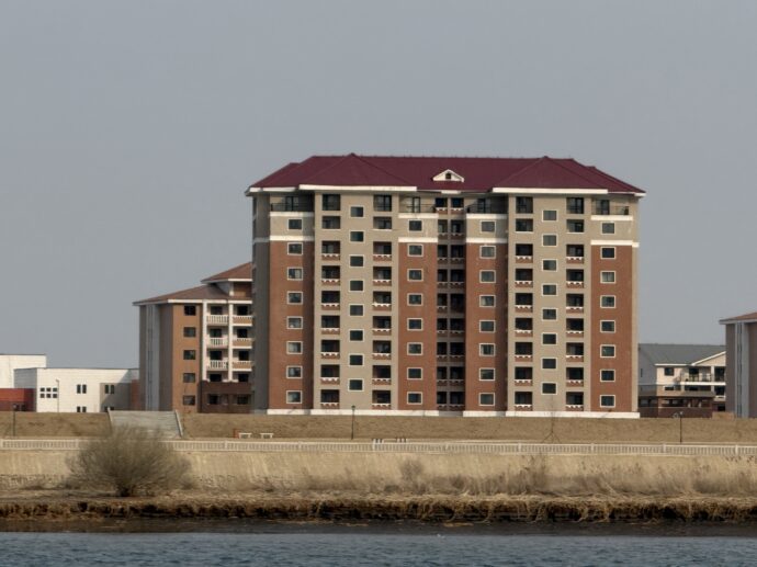 北朝鮮のマンション