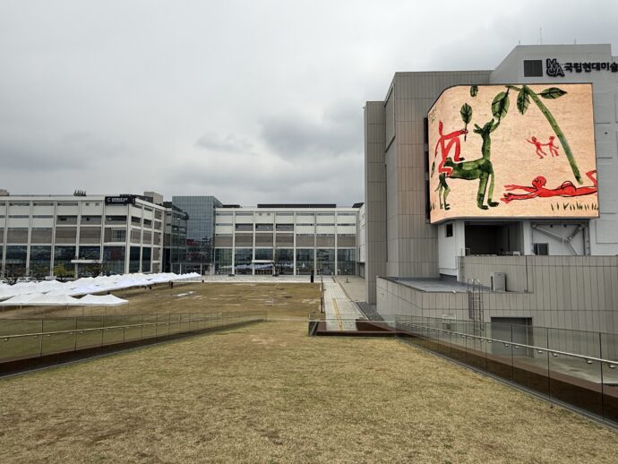 清州国立現代美術館の庭