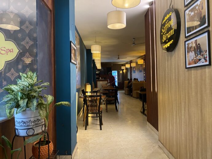 Saffron Biryaniの店内