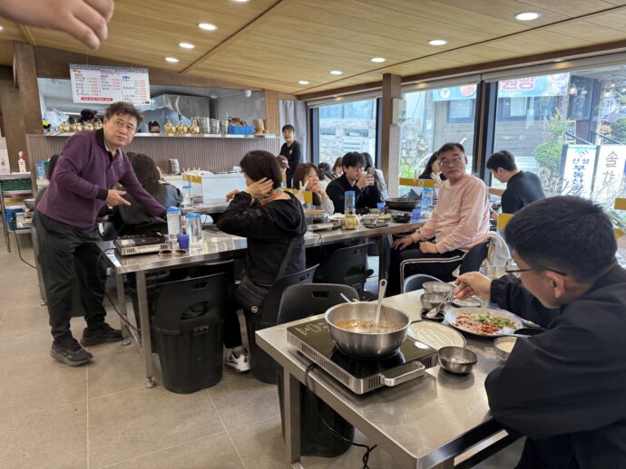 チョングッチャンの店内