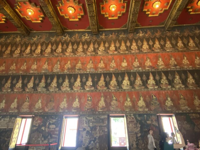 ブッダイサワン礼拝堂の壁画