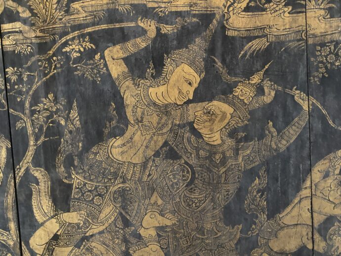 ブッダイサワン礼拝堂の壁画