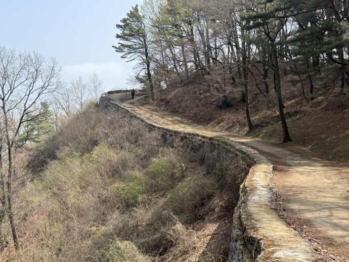 三号水口付近の道