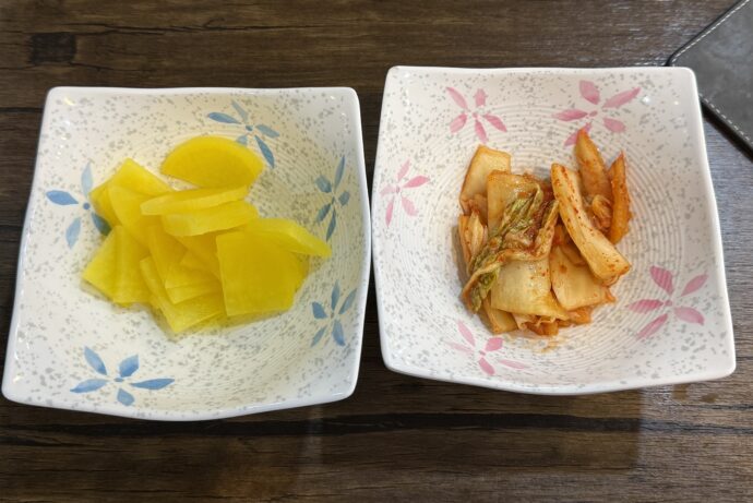 キムチとたくあん