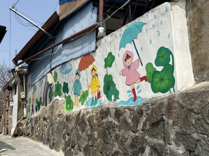 寿岩コルの壁画