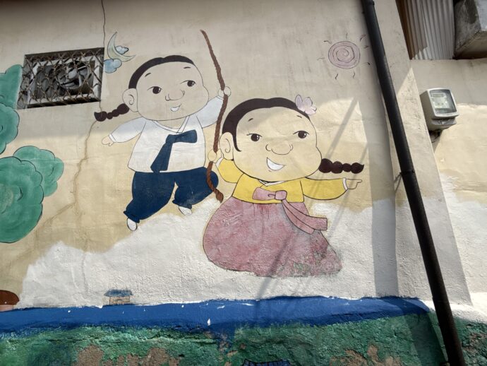 寿岩コルの壁画