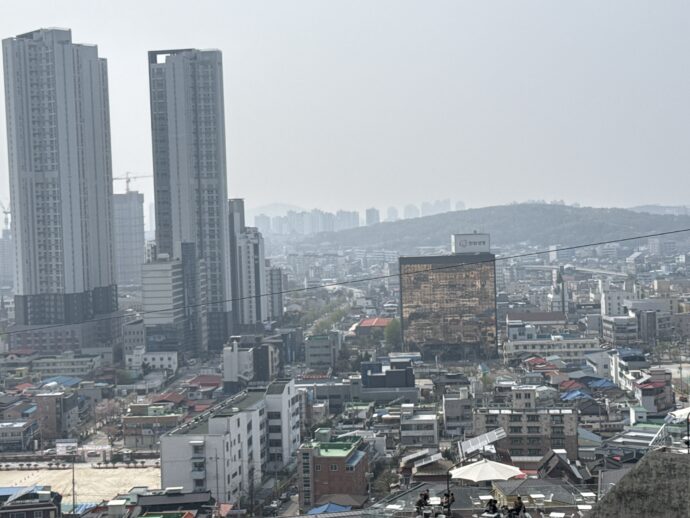 清州の市街地