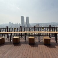 水岩谷展望台デッキ