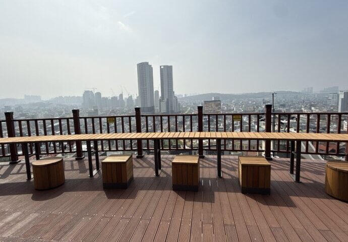 水岩谷展望台デッキ