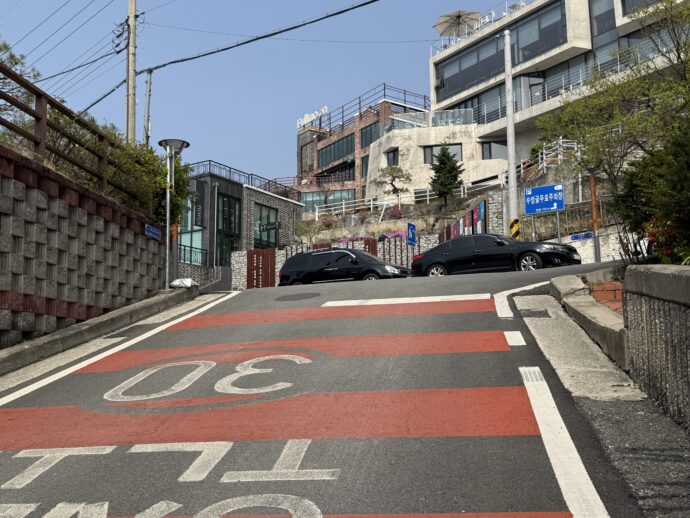 傾斜10度の坂道