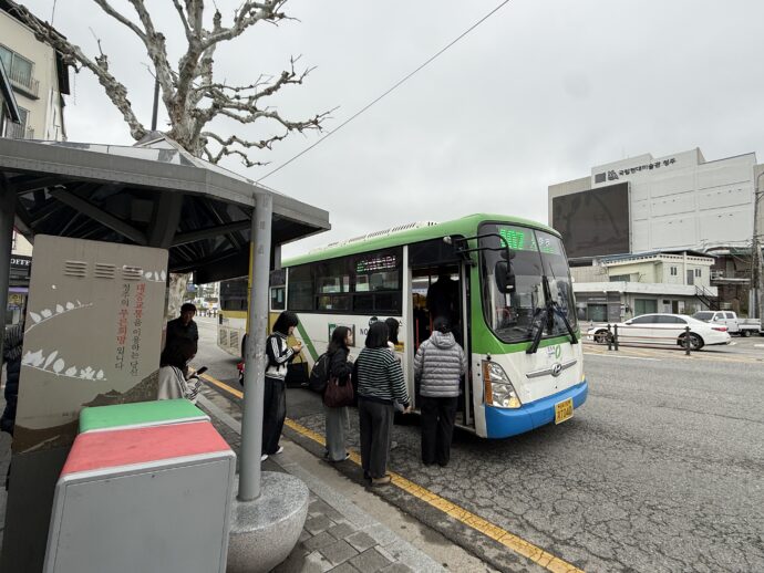文化製造倉庫・市役所第二臨時庁舎バス停