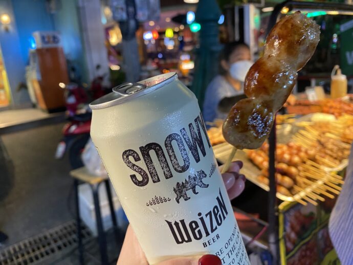 焼き鳥とビール