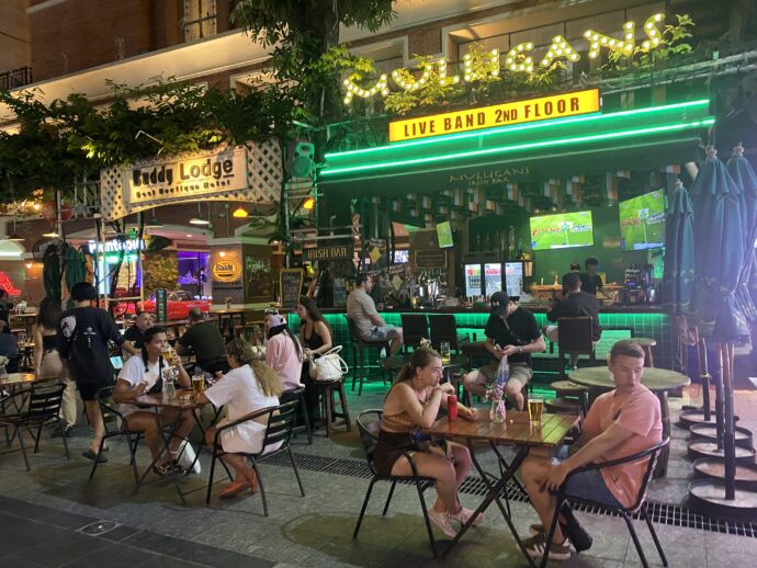 カオサン通りのレストラン