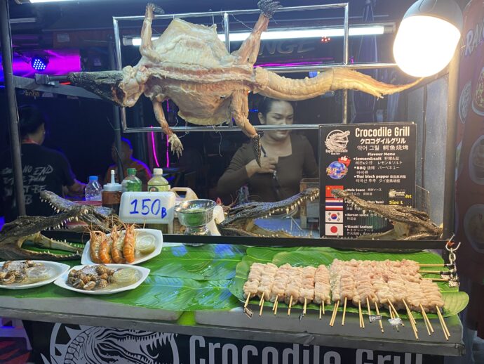 クロコダイルのグリルのお店