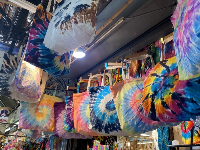 タイダイのバッグ