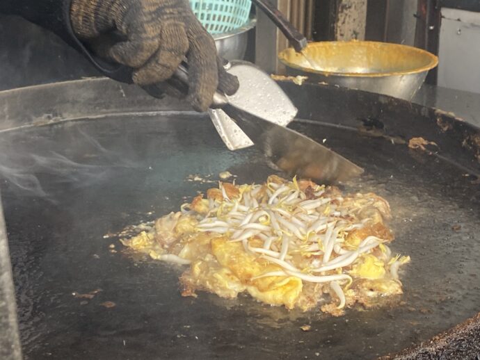 鉄板でホイトートをつくる